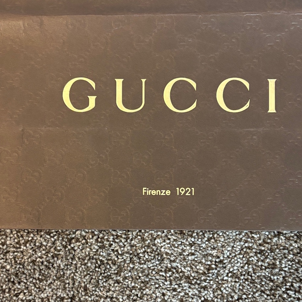 Gucci Dark Brown Logo Tote - Picture 2 of 10